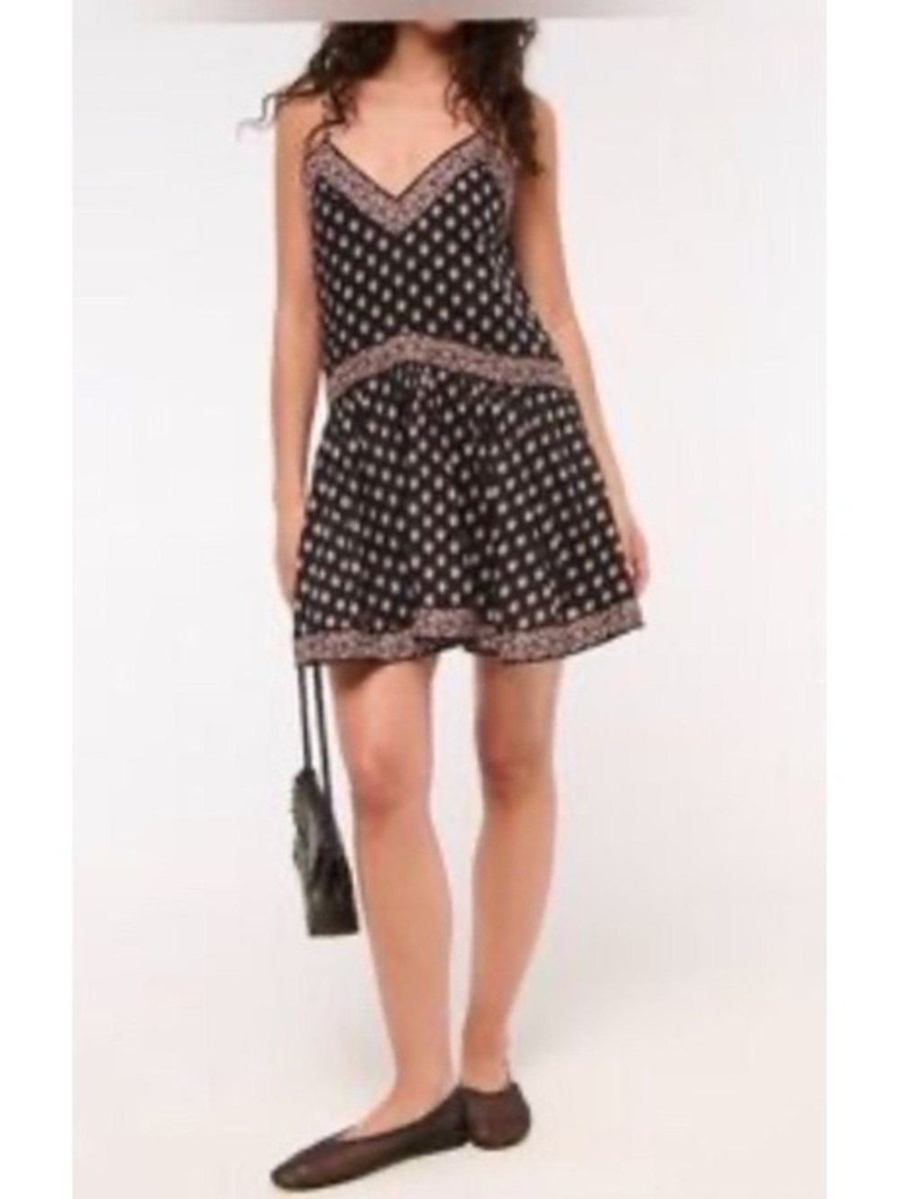 Abercrombie & Fitch V-neck Flowy Mini Skort